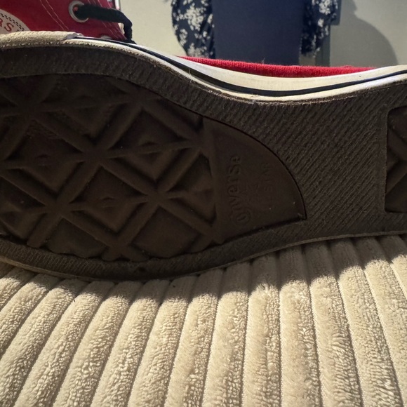 Converse Red High-Top Sneakers - Picture 11 of 12